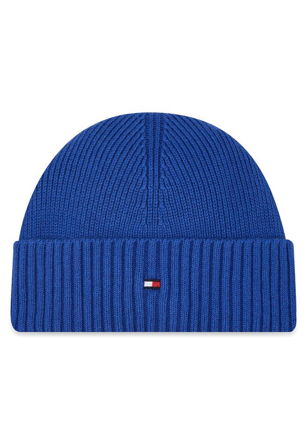 TOMMY HILFIGER - Czapka Tommy Hilfiger. Kolor: niebieski