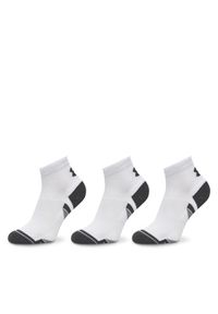 Under Armour Zestaw 3 par wysokich skarpet unisex Performance Tech 1379510 Biały. Kolor: biały. Materiał: poliester, materiał