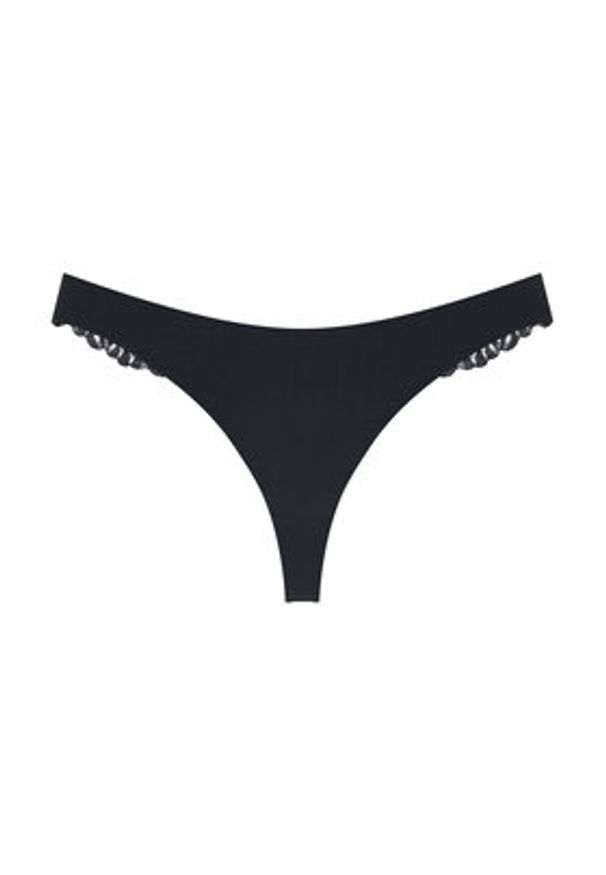 Triumph Stringi Pretty 10222212 Czarny. Kolor: czarny. Materiał: syntetyk