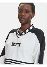 Adidas - adidas Bluza Blocking JX7597 Biały Loose Fit. Kolor: biały. Materiał: bawełna #3
