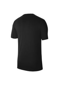 T-shirt sportowy z krótkim rękawem męski Nike Dri-FIT Park Tee. Kolor: wielokolorowy, czarny, biały. Materiał: poliester, bawełna. Długość rękawa: krótki rękaw. Technologia: Dri-Fit (Nike). Długość: krótkie