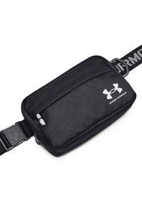 Saszetka nerka crossbody uniseks Under Armour UA Loudon Waist Bag Xbody - czarna. Kolor: czarny. Materiał: poliester