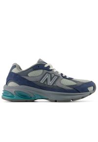 Buty unisex New Balance U20101QY - szare. Kolor: szary. Materiał: guma, zamsz. Szerokość cholewki: normalna. Sezon: lato. Sport: bieganie #1