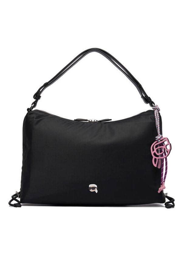 Karl Lagerfeld - KARL LAGERFELD Torebka A4W30014 Czarny. Kolor: czarny. Materiał: skórzane
