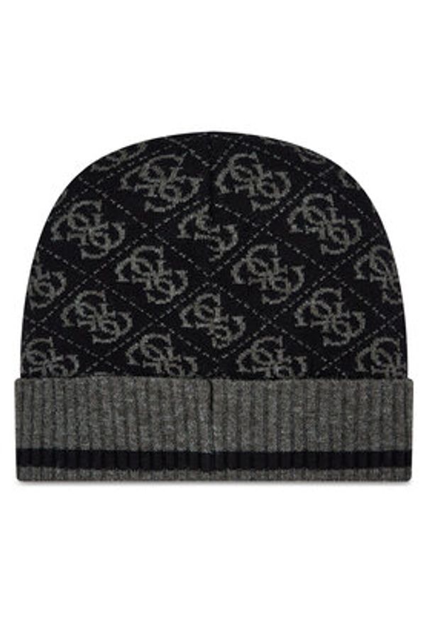 Guess Czapka AM5028 POL01 Czarny. Kolor: czarny. Materiał: akryl