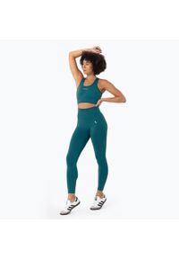 Legginsy treningowe damskie Carpatree Blaze Seamless. Kolor: niebieski