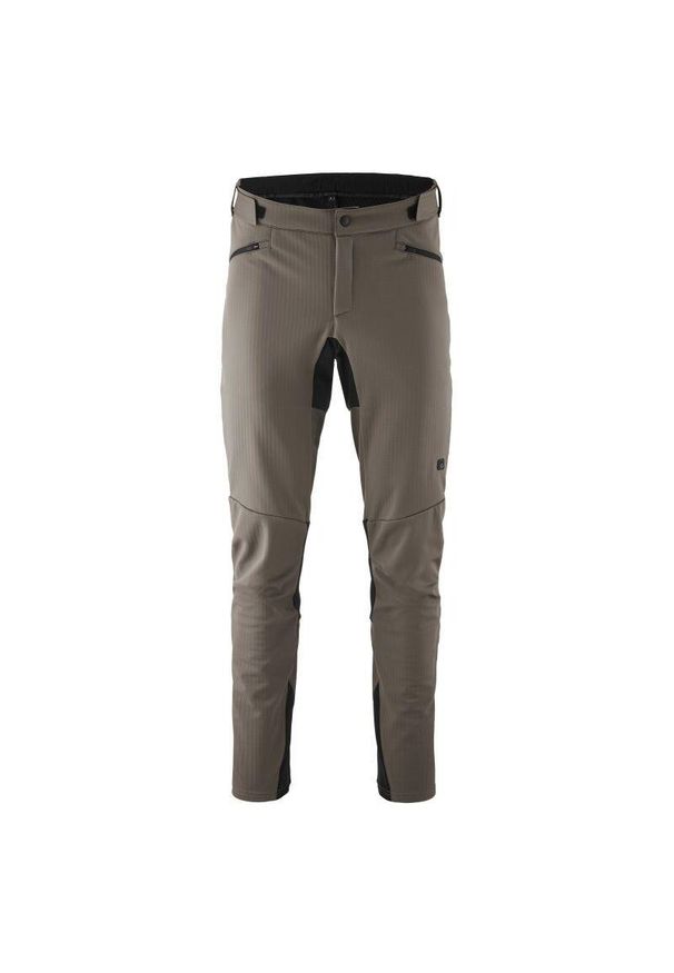 GONSO - Spodnie do biegania w terenie softshell Gonso. Kolor: szary. Materiał: softshell. Długość: długie