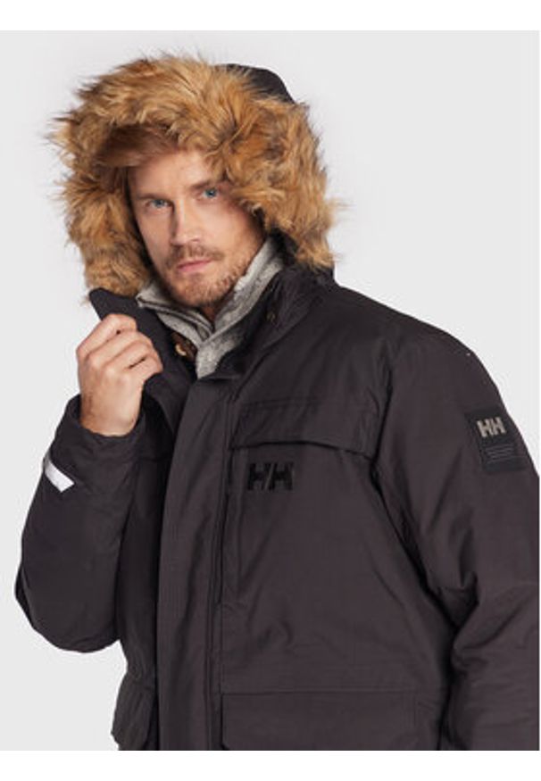 Helly Hansen Parka Nordsjo 53488 Czarny Regular Fit. Kolor: czarny. Materiał: syntetyk