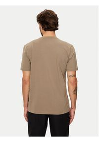 BOSS T-Shirt 50525224 Beżowy Regular Fit. Kolor: beżowy. Materiał: bawełna #3