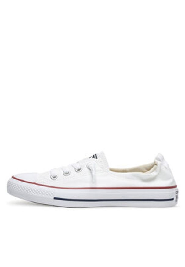 Converse Trampki Chuck Taylor All Star Shoreline Slip 537084C Biały. Kolor: biały. Materiał: materiał
