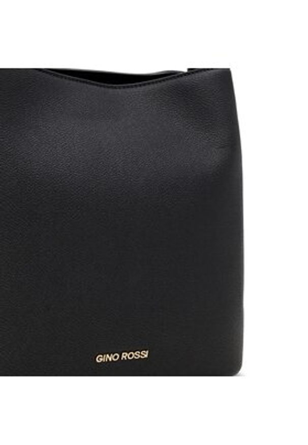 Gino Rossi - GINO ROSSI Torebka TYLO-182 Czarny. Kolor: czarny. Materiał: skórzane