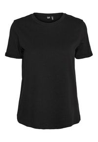 Vero Moda T-Shirt Paula 10243889 Czarny Regular Fit. Kolor: czarny. Materiał: bawełna