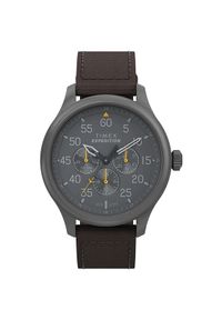 Timex Zegarek TW4B30900 Brązowy. Kolor: brązowy