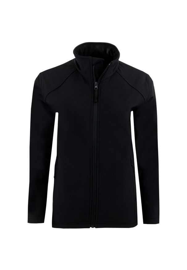 ZUMBA WEAR - Damska Kurtka Softshell Czarna - Komfort i Ochrona. Kolor: czarny. Materiał: elastan, poliester