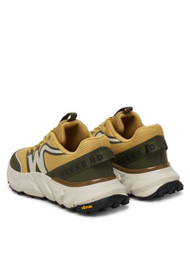 Weekend Max Mara Sneakersy 2615761034650 Khaki. Kolor: brązowy. Materiał: materiał