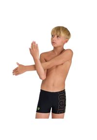 Szorty Kąpielowe Arena Swim Short Graphic Junior. Kolor: wielokolorowy, czarny, zielony. Materiał: materiał