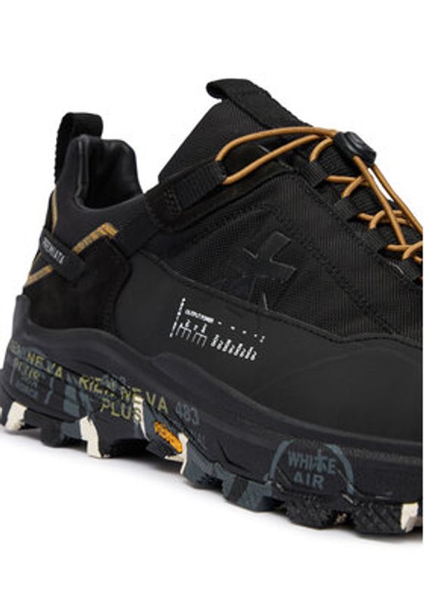 Premiata Sneakersy CROSS0.2_384 Czarny. Kolor: czarny. Materiał: materiał