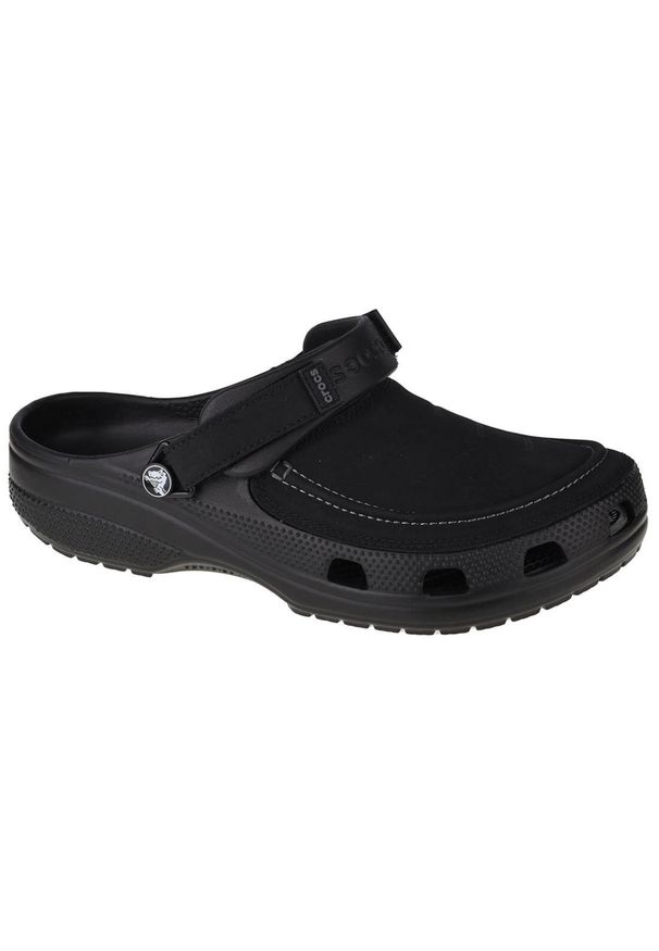 Buty do chodzenia męskie Crocs Yukon Vista II. Zapięcie: rzepy. Kolor: czarny. Materiał: materiał, syntetyk. Szerokość cholewki: normalna. Sport: turystyka piesza