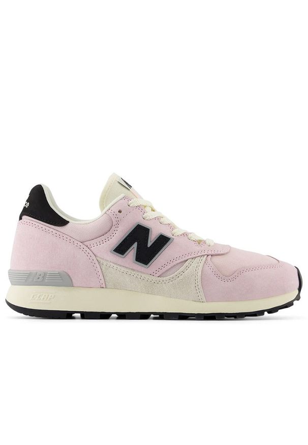 Buty New Balance U475PD - różowe. Okazja: na co dzień. Kolor: różowy. Materiał: zamsz, materiał. Szerokość cholewki: normalna