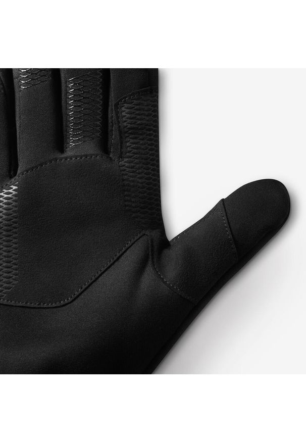 SIMOND - Rękawice trekkingowe dla dorosłych Simond MT500 Warm dotykowe. Kolor: czarny. Materiał: poliester. Sezon: jesień, wiosna. Sport: turystyka piesza, wspinaczka