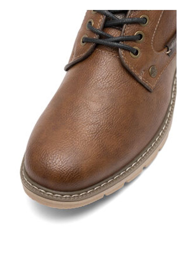 Mustang Półbuty 4105-303 Brązowy. Kolor: brązowy. Materiał: materiał