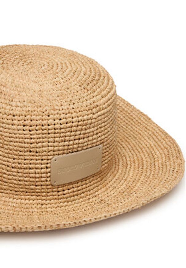 Emporio Armani Kapelusz EX000029 AF21415 U1054 Beżowy jasny. Kolor: beżowy. Materiał: poliester