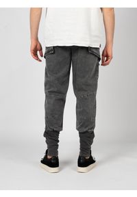 La Haine Inside Us Spodnie | P25033BM1041 | Mężczyzna | Szary. Okazja: na co dzień. Kolor: szary. Materiał: elastan, bawełna. Styl: casual, elegancki #2