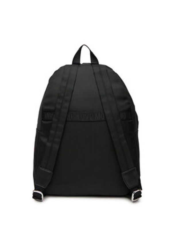 Love Moschino - LOVE MOSCHINO Plecak JC4201PP1NLN100A Czarny. Kolor: czarny. Materiał: materiał