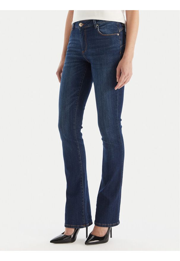 Fracomina Jeansy FP25WV8020D46002 Niebieski Bootcut Fit. Kolor: niebieski