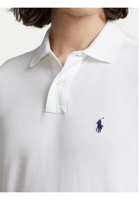 Polo Ralph Lauren Polo 710681126001 Biały Slim Fit. Typ kołnierza: polo. Kolor: biały. Materiał: bawełna #4