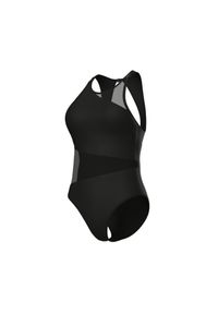 Damski kostium kąpielowy 1-częściowy Arena Mesh Angle Vent Back B. Kolor: czarny. Materiał: mesh #1