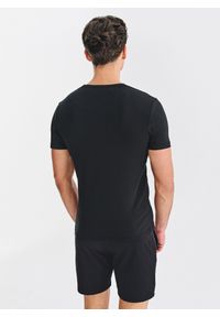 Pako Lorente - PAKO LORENTE – T-shirt v-neck w czarnym kolorze, dwupak. Kolor: biały, czarny. Materiał: bawełna, elastan. Długość rękawa: krótki rękaw. Długość: krótkie #5