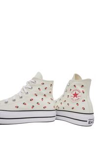 Converse Trampki Chuck Taylor All Star Lift A14934C Écru. Materiał: materiał