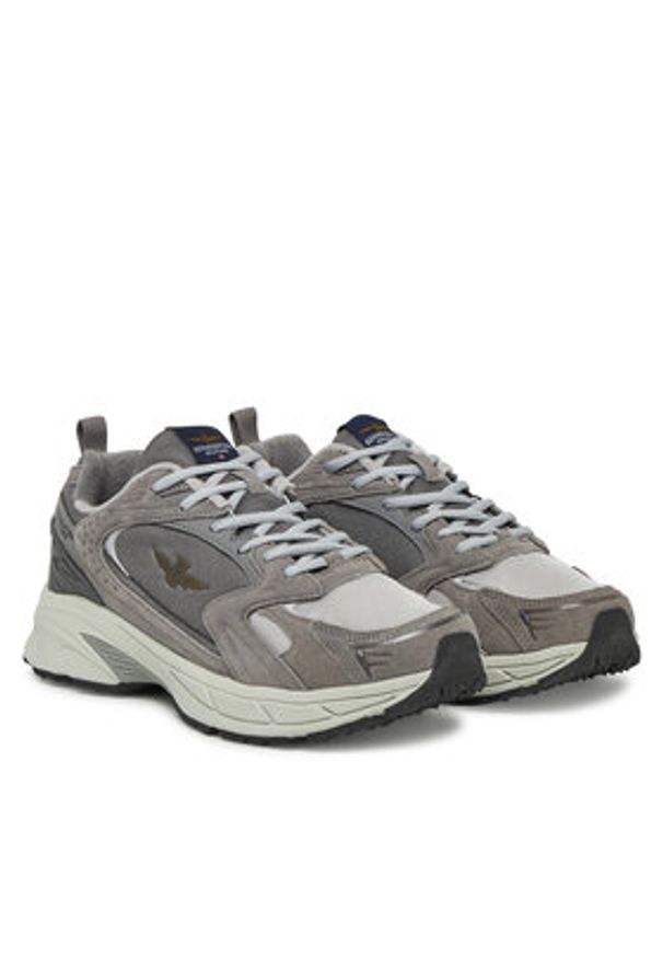 Aeronautica Militare Sneakersy 251SC301CT3500 Szary. Kolor: szary. Materiał: skóra