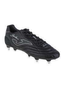 Buty piłkarskie męskie Joma Aguila Top 2101 SG. Zapięcie: sznurówki. Kolor: czarny. Materiał: materiał, syntetyk. Szerokość cholewki: normalna. Sport: piłka nożna