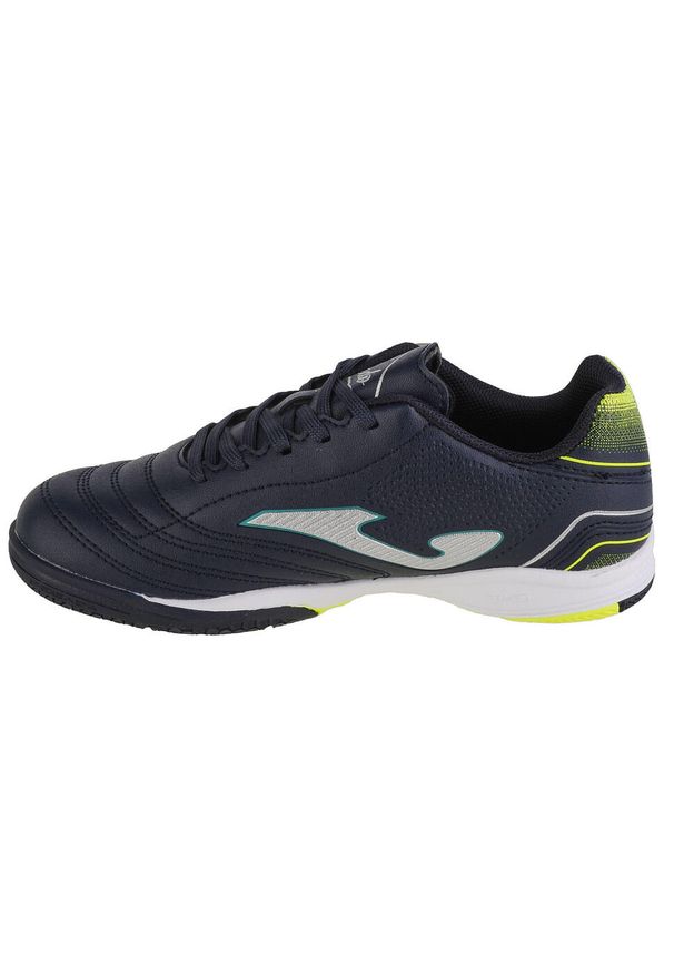 Buty halowe - halówki chłopięce, Joma Toledo Jr 24 TOJS IN. Kolor: niebieski. Sport: piłka nożna