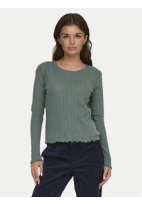 only - ONLY Bluzka Carlotta 15291987 Zielony Regular Fit. Kolor: zielony. Materiał: bawełna #1