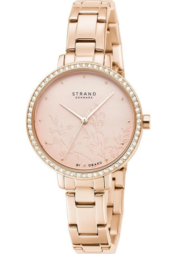 Zegarek Strand S712LXVVSV Złoty zegarek Damski Strand. Kolor: złoty