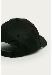 Emporio Armani czapka z daszkiem bawełniana kolor czarny. Kolor: czarny. Materiał: bawełna #3
