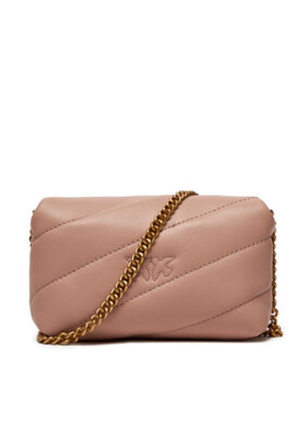 Pinko Torebka Love Puff Micro C PE 24 PCPL 100041 A0F2 Różowy. Kolor: różowy. Materiał: skórzane