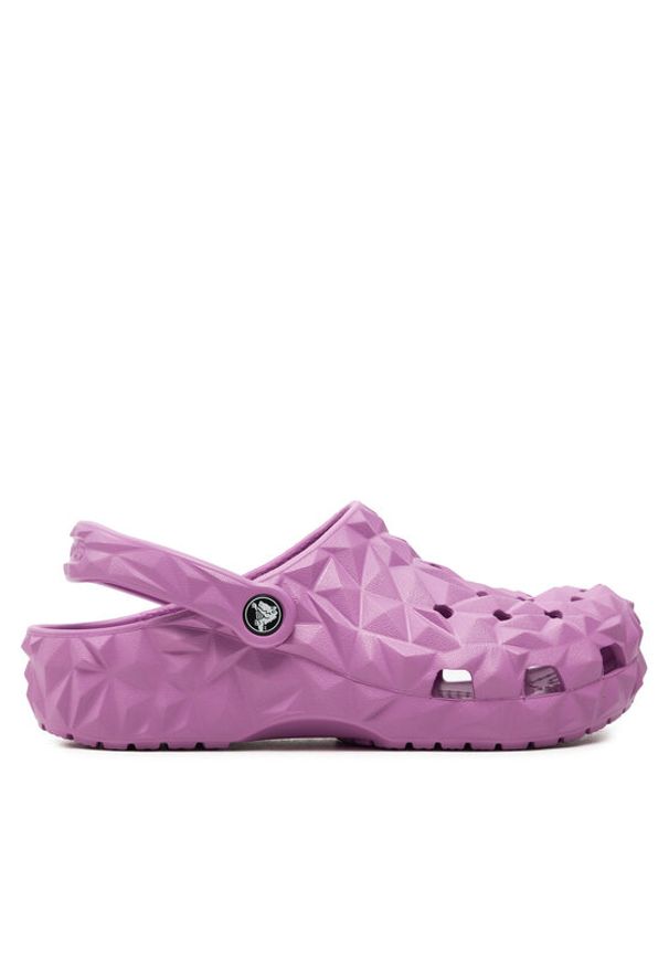 Crocs Klapki Classic Geometric Clog 209563 Różowy. Kolor: różowy