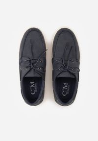 Born2be - Granatowe Półbuty Ozdobione Plecionką i Wiązaniem Ariemare. Okazja: na co dzień. Kolor: niebieski. Materiał: jeans. Wzór: aplikacja. Styl: klasyczny, casual, elegancki #6