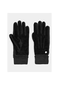 Rękawiczki Damskie Barts Stephaney. Kolor: czarny. Materiał: dzianina, skóra. Sezon: zima. Sport: turystyka piesza #1