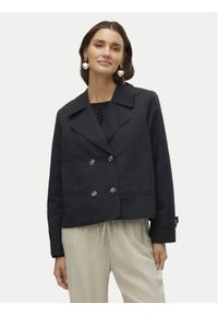 Vero Moda Trencz Chloemia 10308267 Czarny Regular Fit. Kolor: czarny. Materiał: syntetyk #1