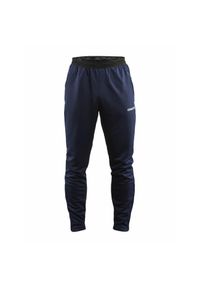 Spodnie treningowe męskie Craft Evolve. Kolor: niebieski. Materiał: dresówka. Sport: fitness