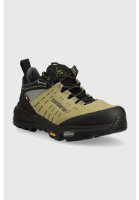Zamberlan buty Circe GTX Short damskie kolor zielony ocieplone. Zapięcie: sznurówki. Kolor: zielony. Materiał: futro, zamsz, guma, mikrofibra. Szerokość cholewki: normalna. Styl: klasyczny #5