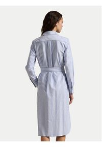 Polo Ralph Lauren Sukienka koszulowa 211959901001 Błękitny Regular Fit. Typ kołnierza: polo. Kolor: niebieski. Materiał: bawełna. Typ sukienki: koszulowe #4
