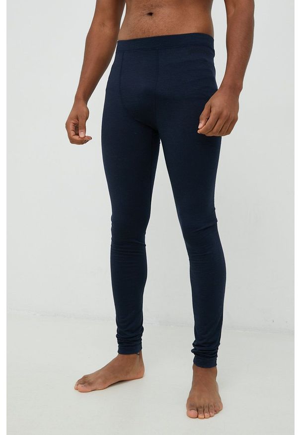 Houdini legginsy funkcyjne Desoli Light męskie kolor niebieski. Kolor: niebieski. Materiał: wełna, skóra, dzianina, materiał