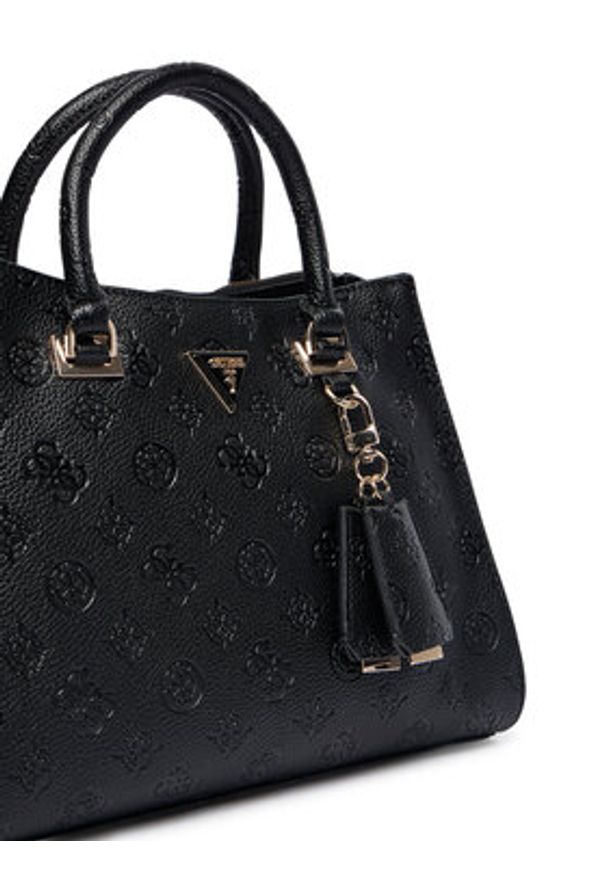 Guess Torebka Cresidia II HWPD98 88070 Czarny. Kolor: czarny. Materiał: skórzane