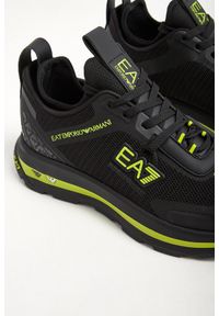 EA7 Emporio Armani - Sneakersy męskie EA7 EMPORIO ARMANI. Wysokość cholewki: za kostkę. Materiał: materiał, guma. Szerokość cholewki: normalna #5